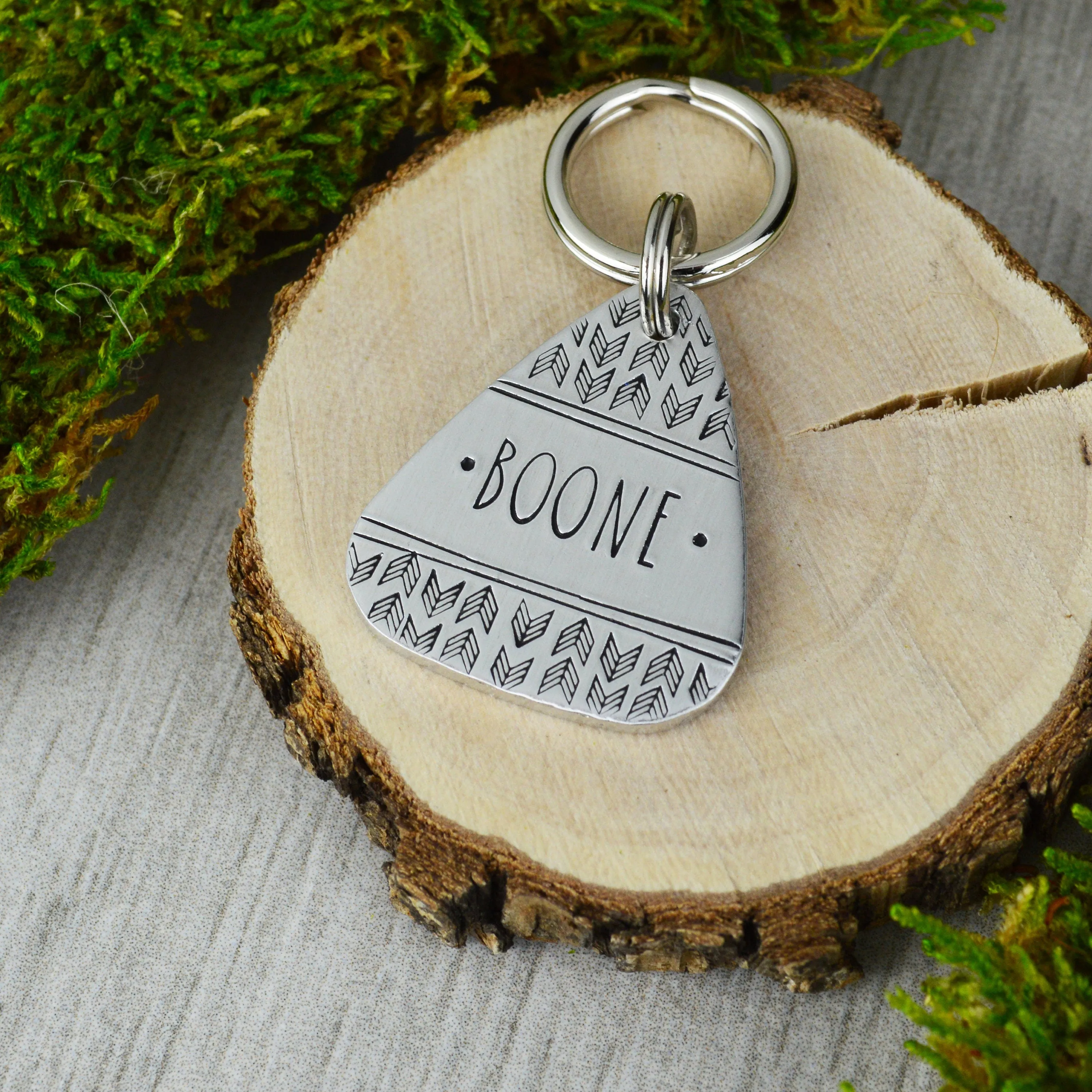 Boho Pattern Pet ID Tag