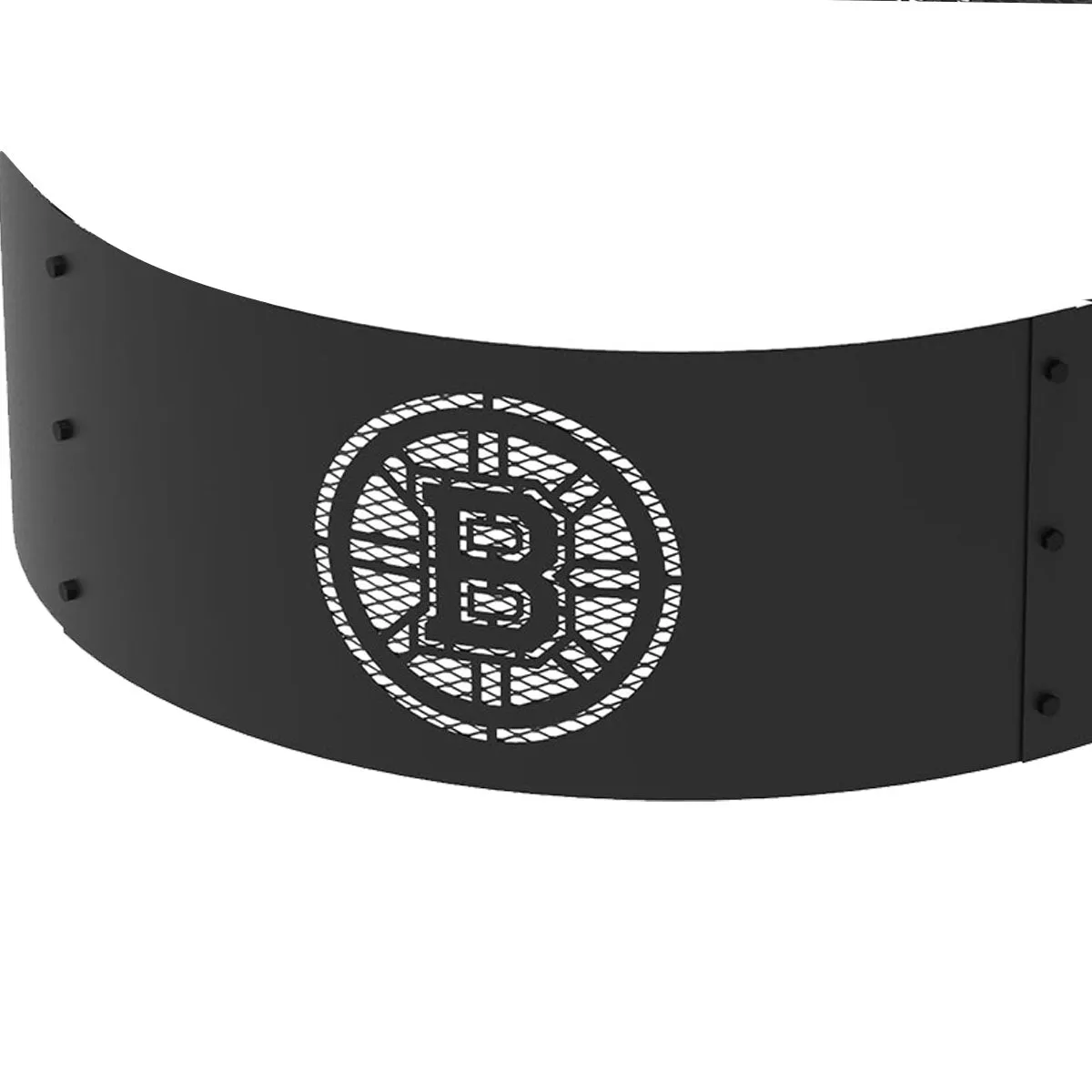 Boston Bruins 36 in. Round x 12 in. High Decorative Steel Fire Ring