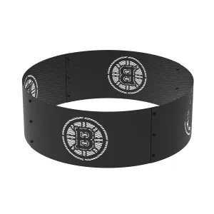 Boston Bruins 36 in. Round x 12 in. High Decorative Steel Fire Ring