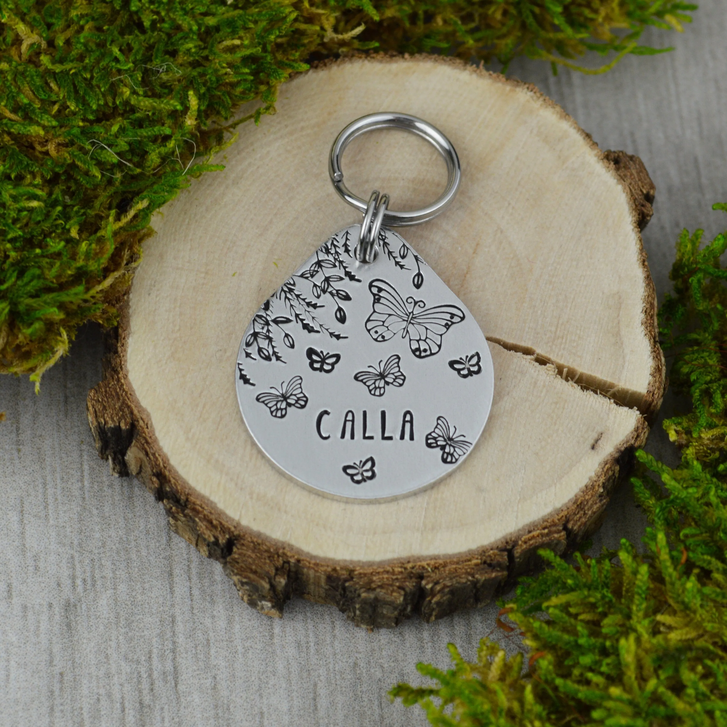 Butterflies Pet ID Tag
