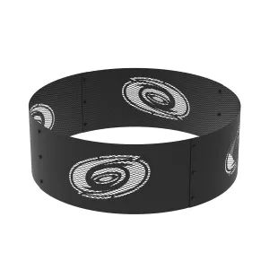 Carolina Hurricanes 36 in. Round x 12 in. High Decorative Steel Fire Ring