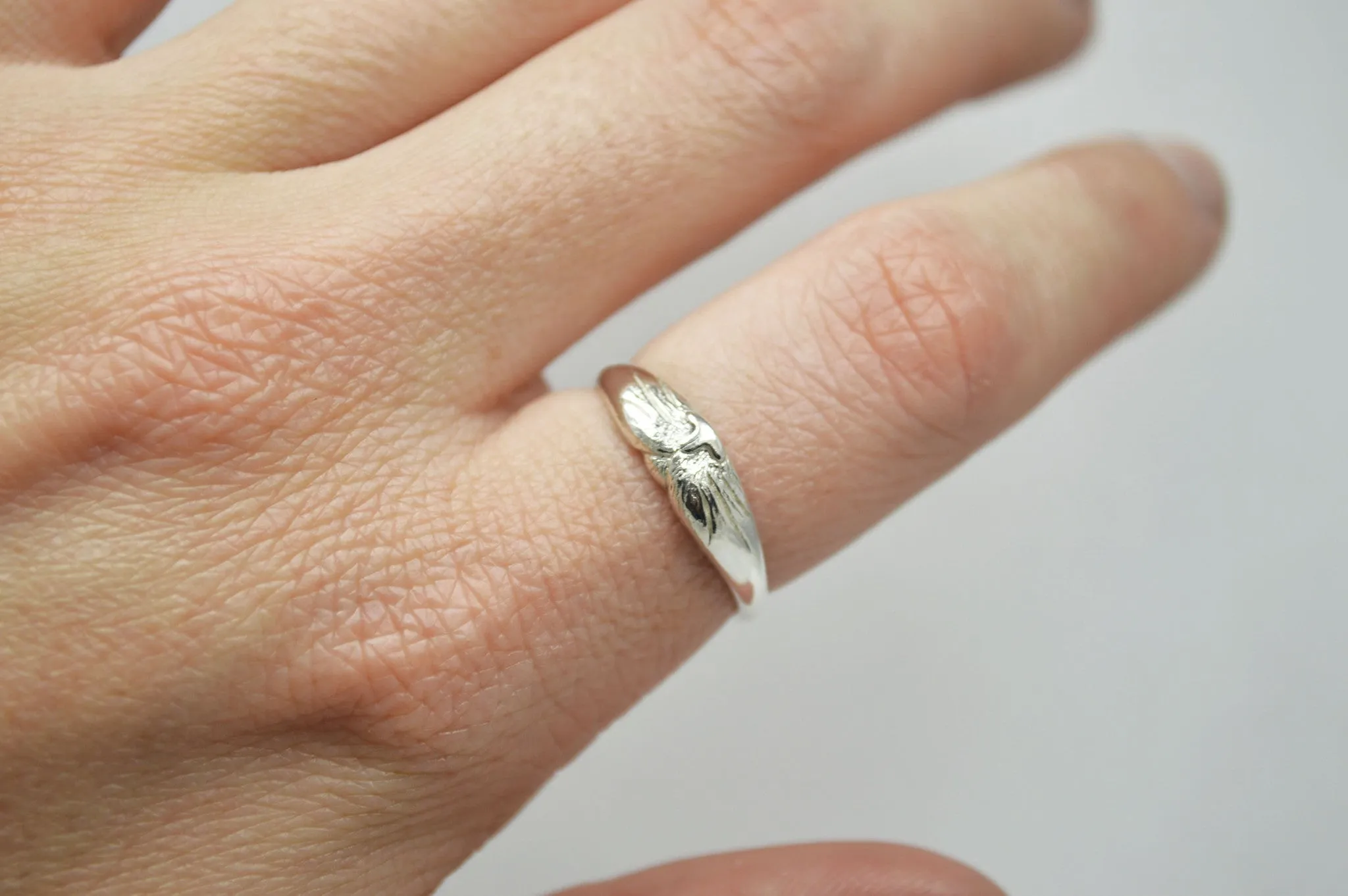 Cat Ring, Sterling Silver