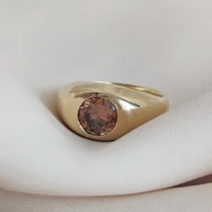Champagne Zircon Ring
