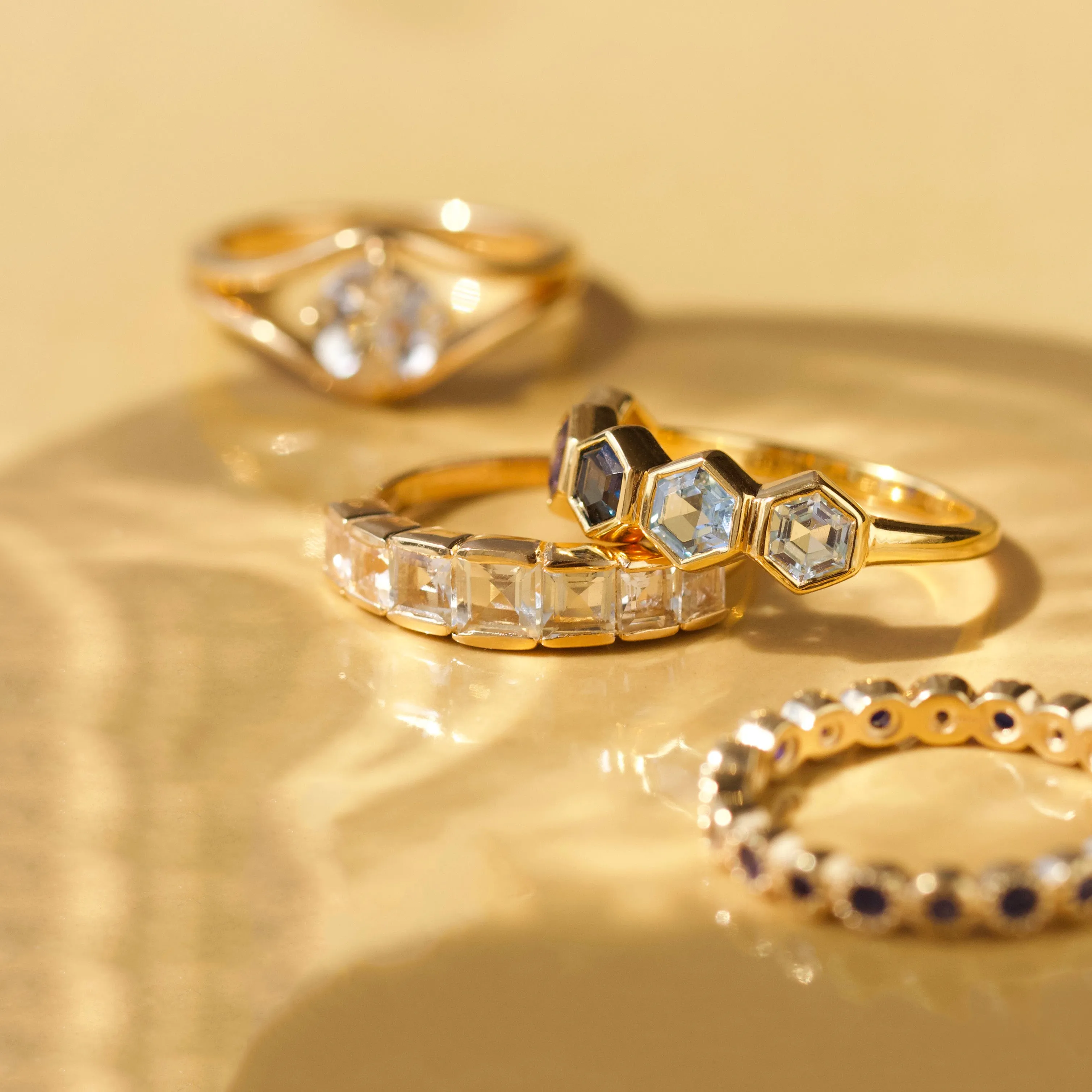 Charlotte Green Amethyst Ring