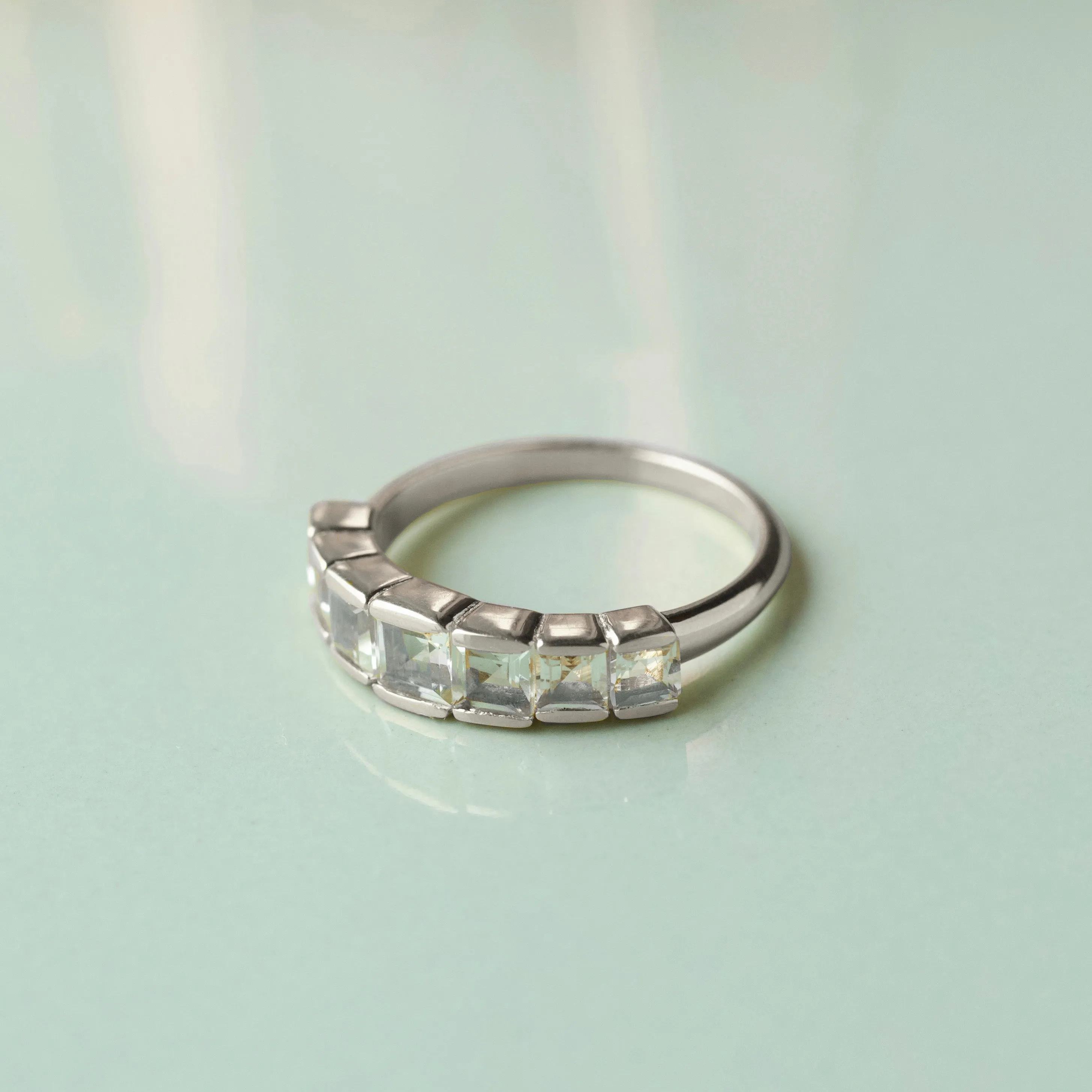 Charlotte Green Amethyst Ring