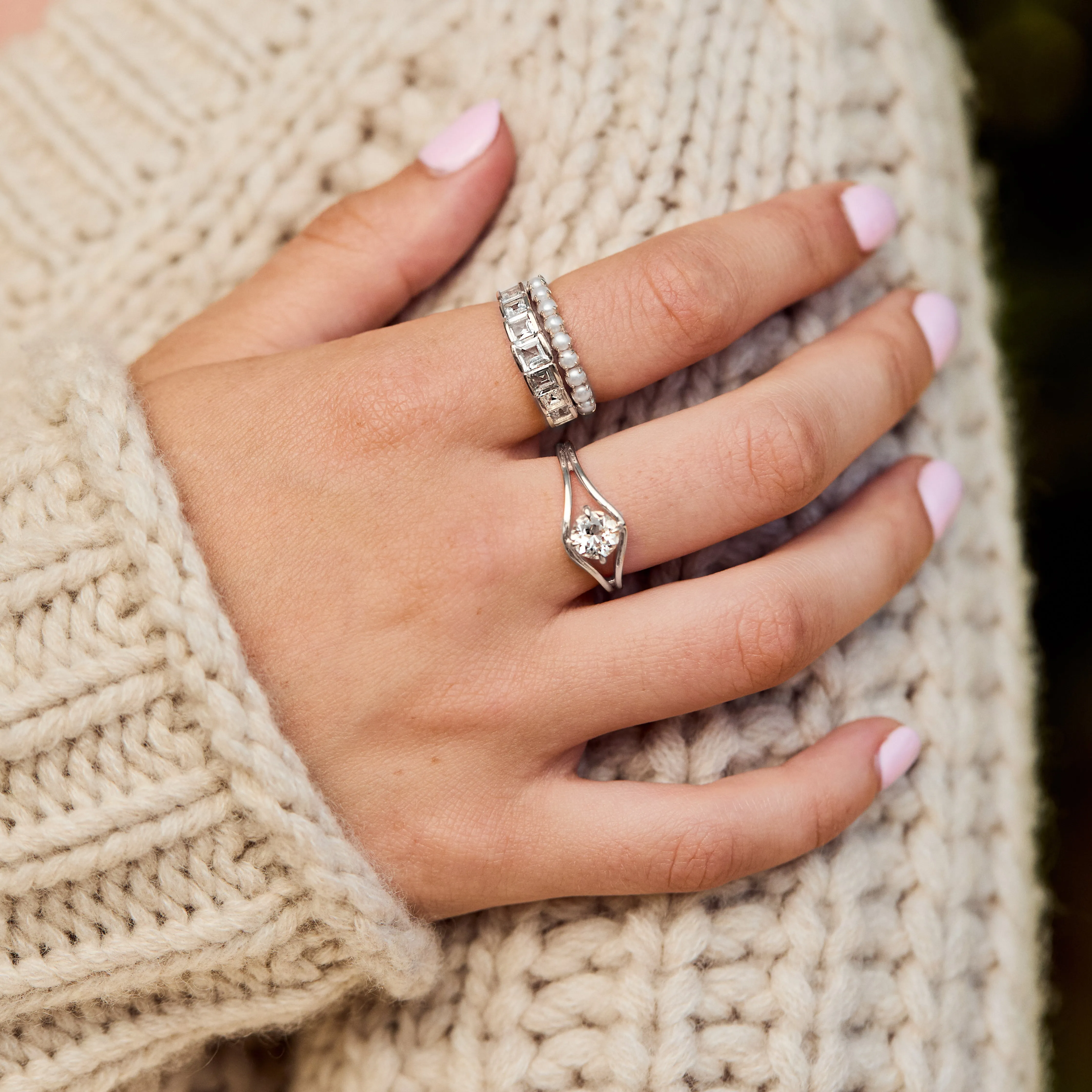 Charlotte Green Amethyst Ring