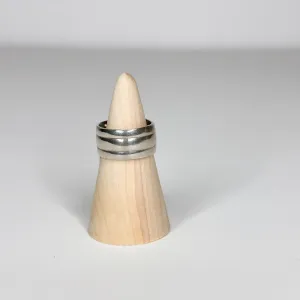 Chunky Domed  Sterling Silver Ring