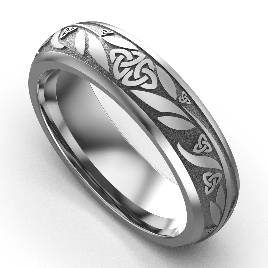 Claddagh Wedding Ring ASI-UCL2-TITAN6M - TITANIUM