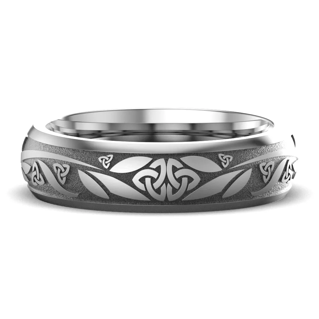 Claddagh Wedding Ring ASI-UCL2-TITAN6M - TITANIUM