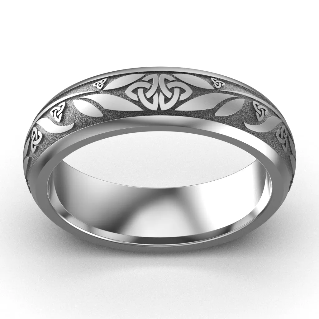 Claddagh Wedding Ring ASI-UCL2-TITAN6M - TITANIUM