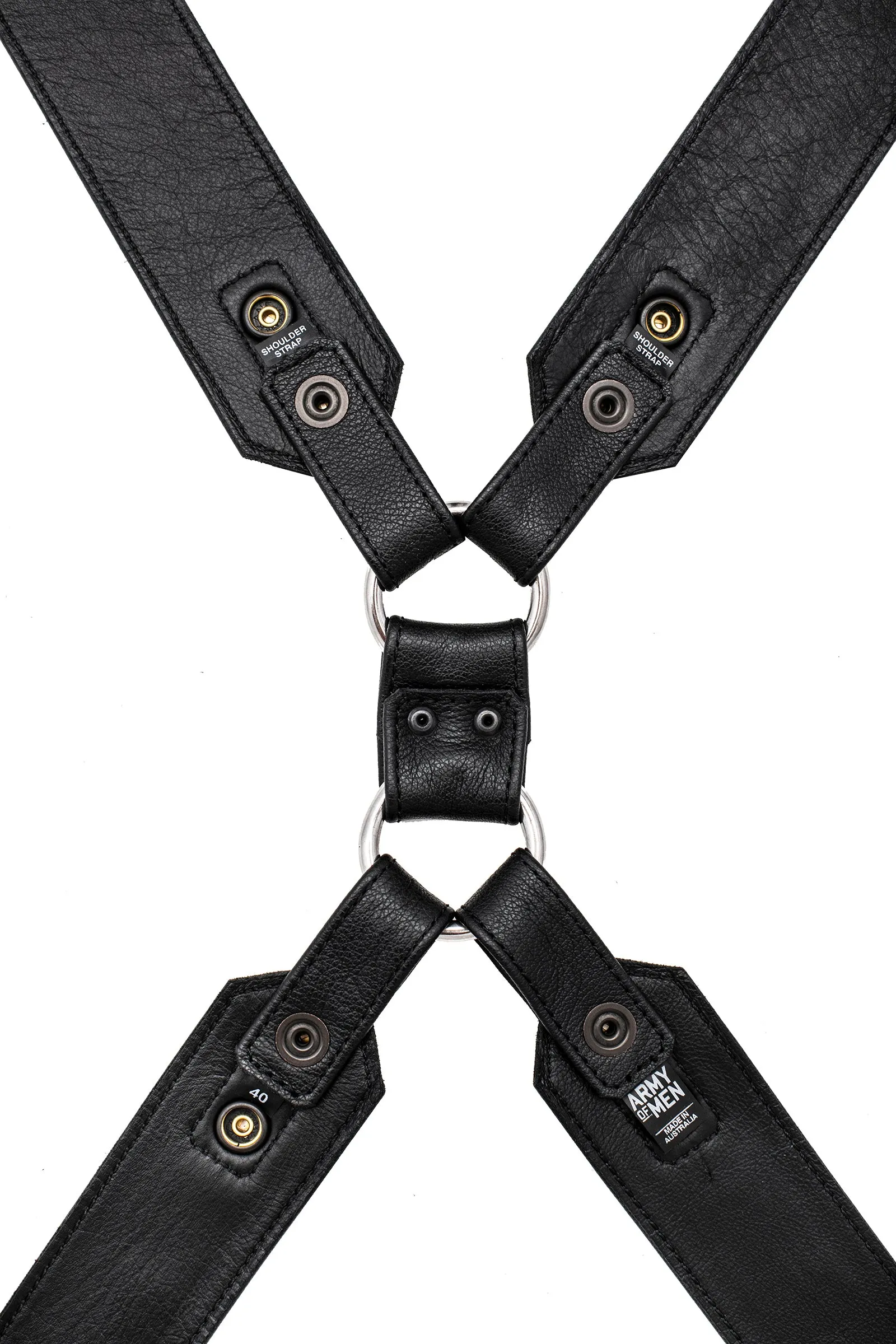 COMMANDER HARNESS - Stainless Steel
