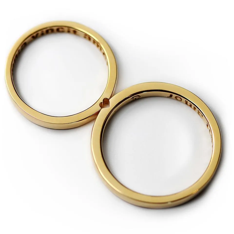 Couple wedding ring set
