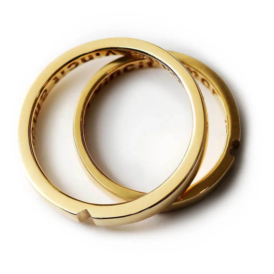 Couple wedding ring set
