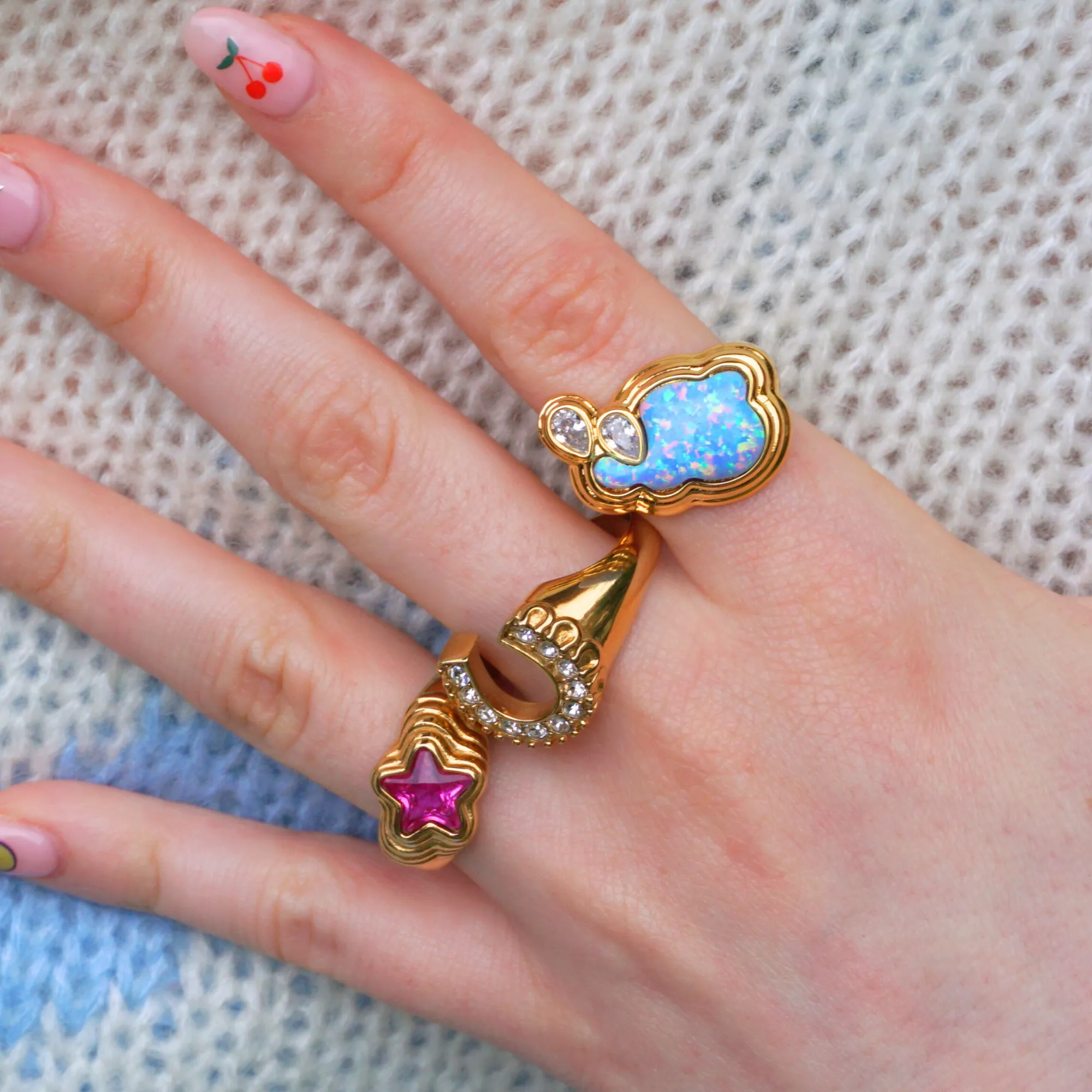 Cry Me a River Blue Opal Gold