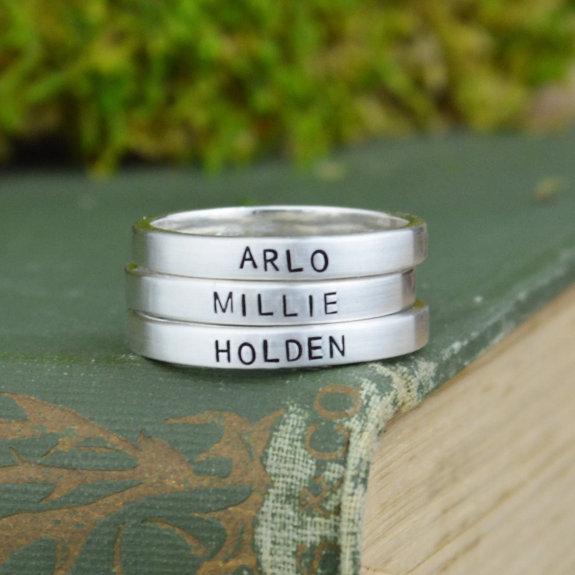 Custom Name Ring