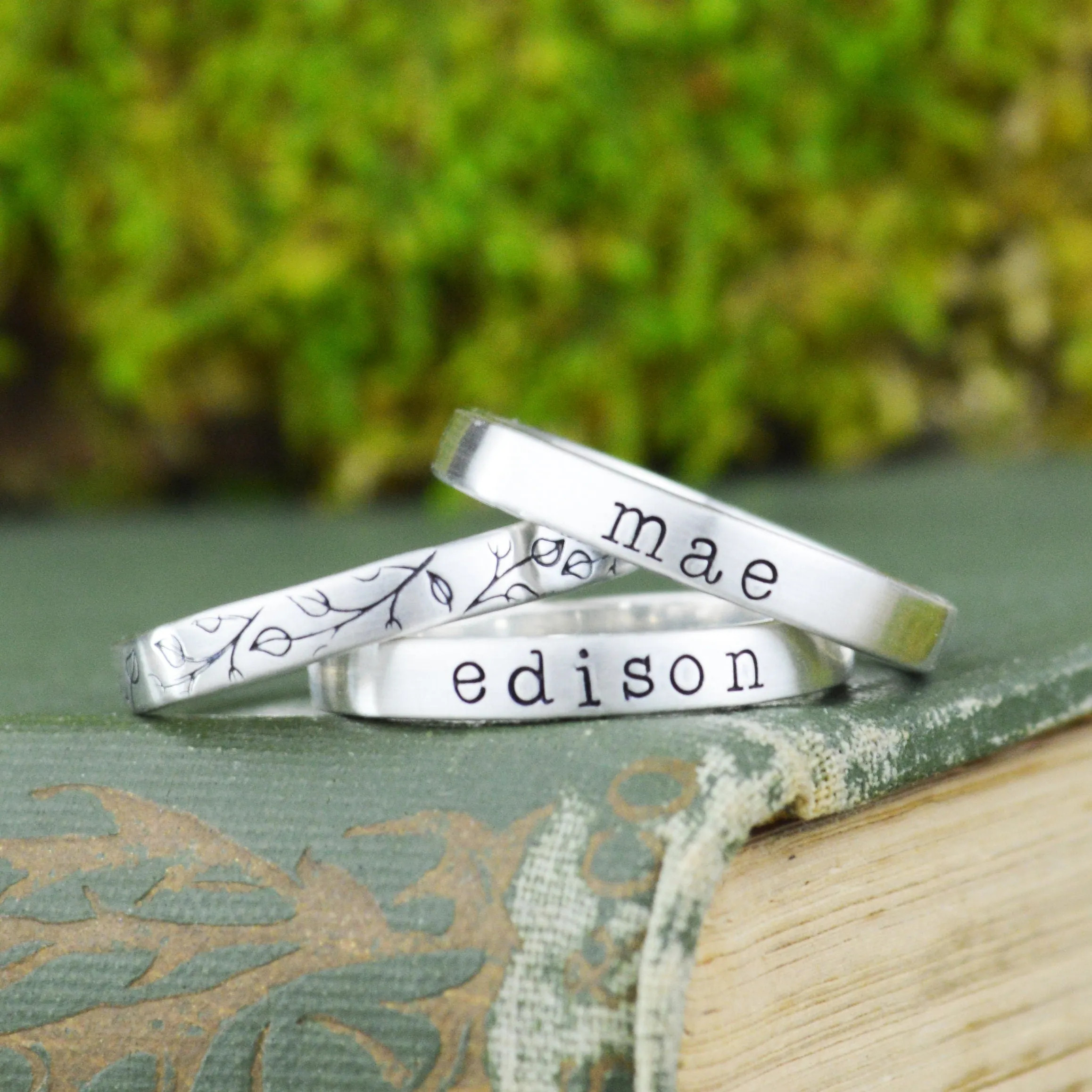 Custom Name Ring