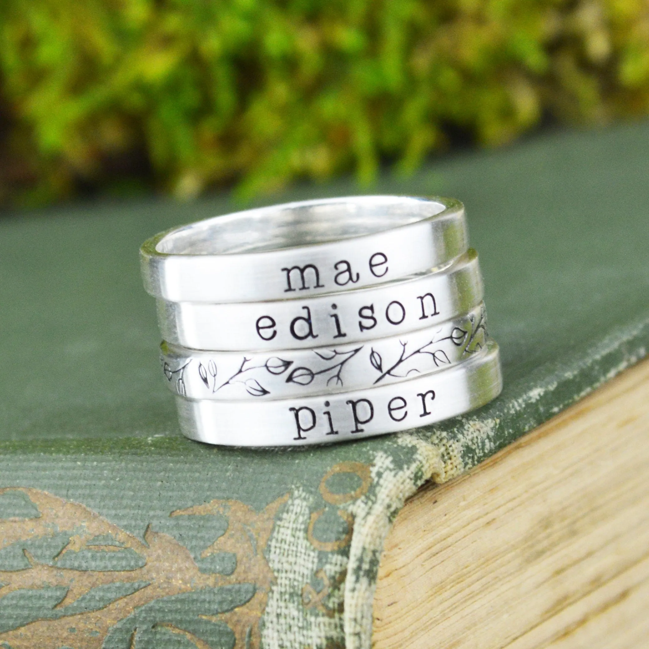 Custom Name Ring