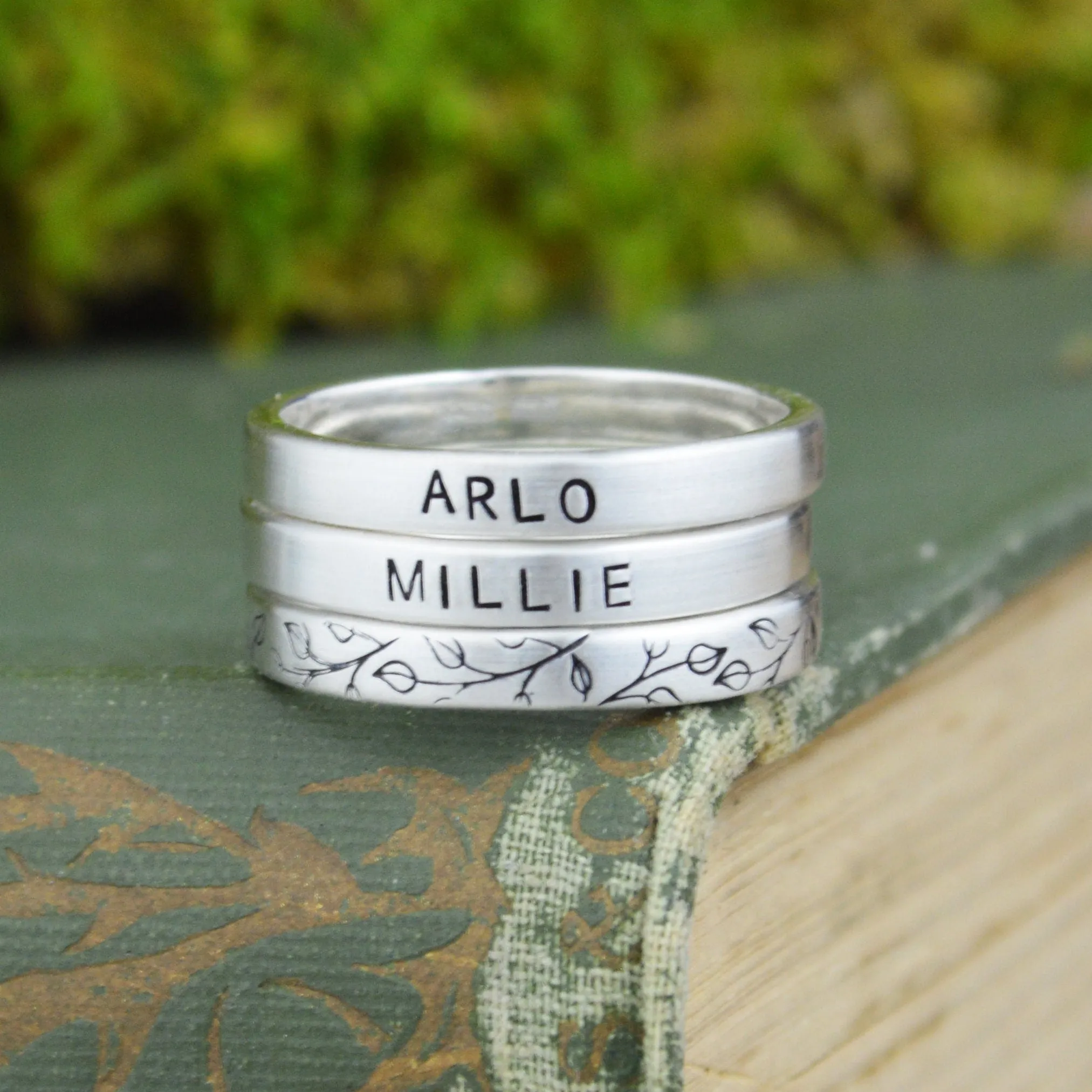 Custom Name Ring