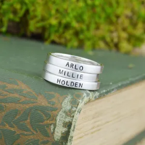 Custom Name Ring