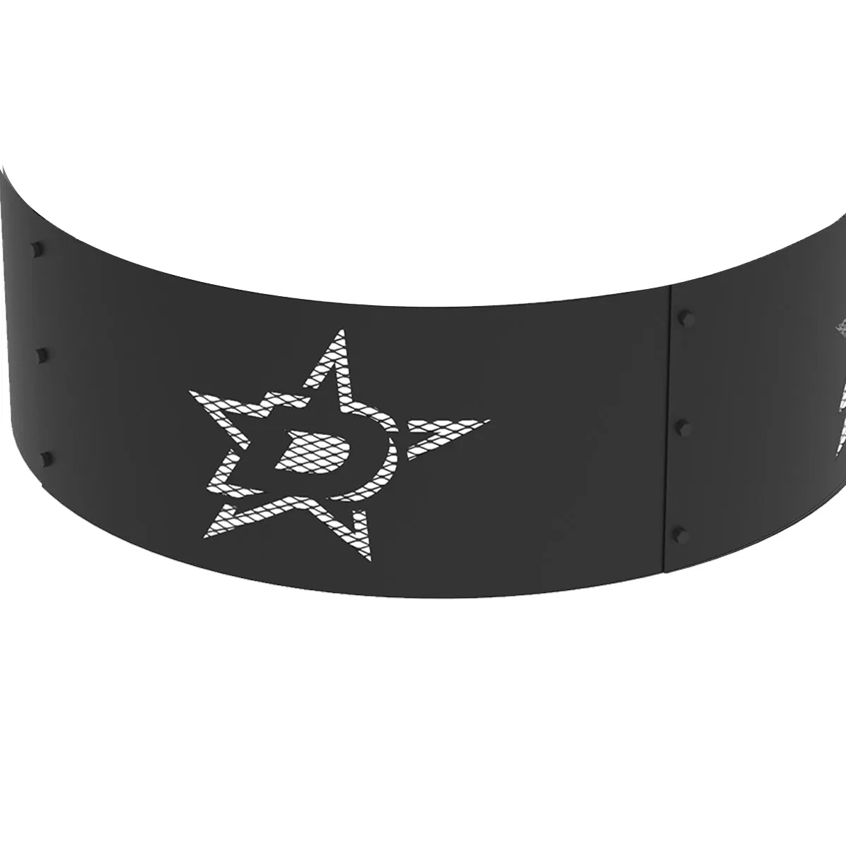 Dallas Stars 36 in. Round x 12 in. High Decorative Steel Fire Ring