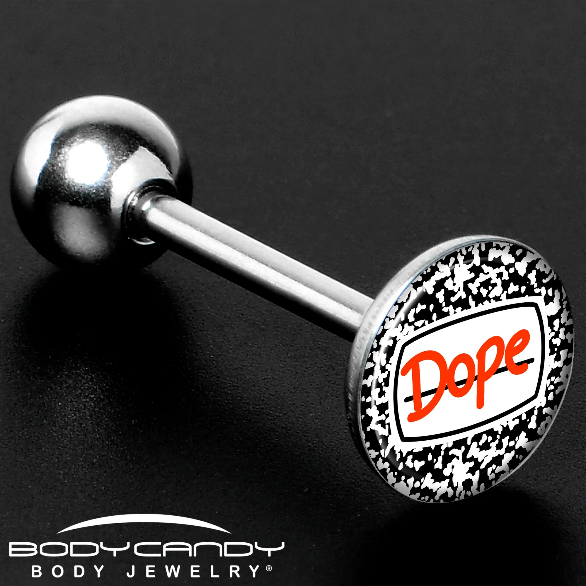 Dope Composition Notebook Barbell Tongue Ring