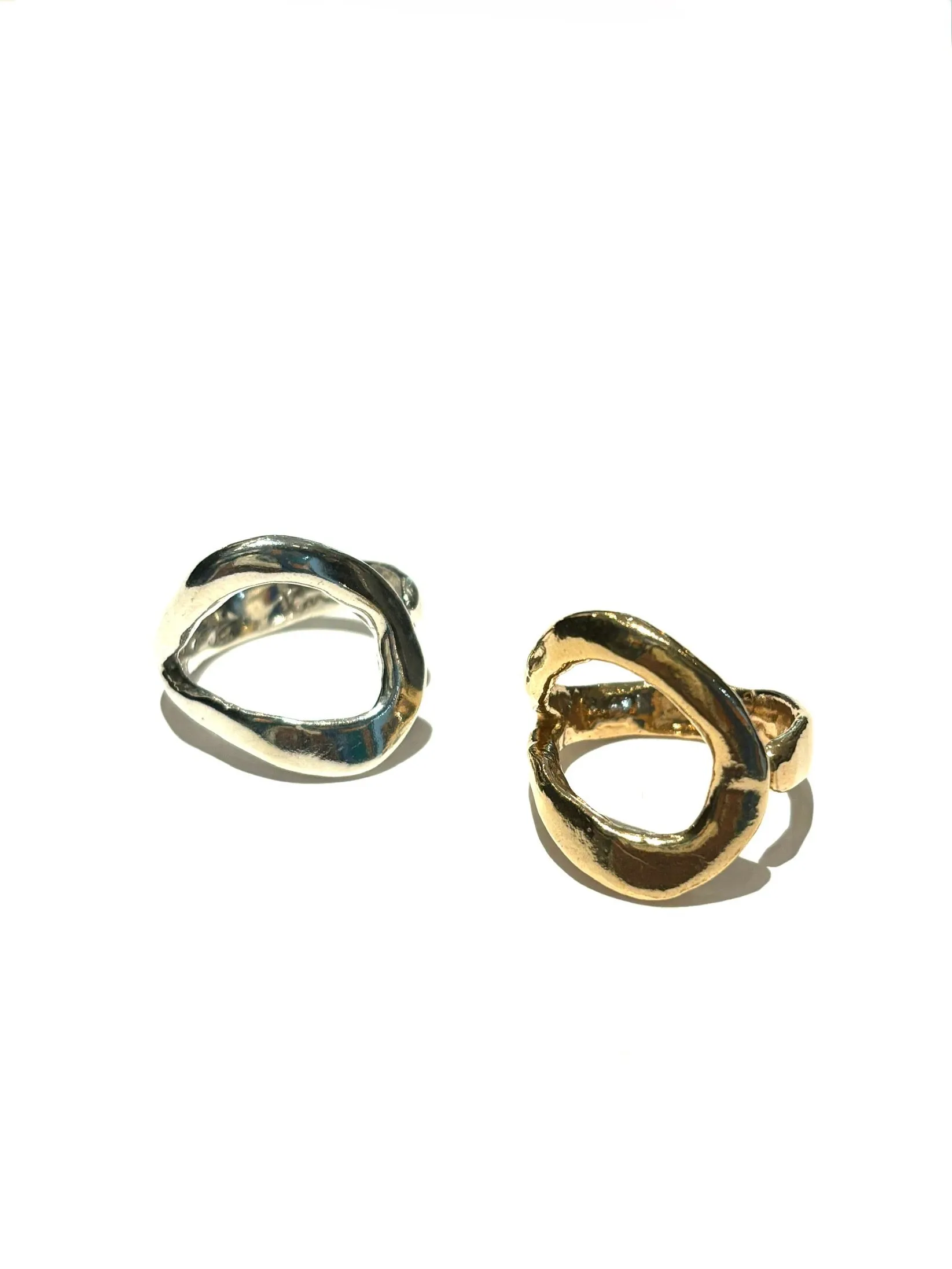 DOS PINCELES - Aqua Ring (Brass or Silver)
