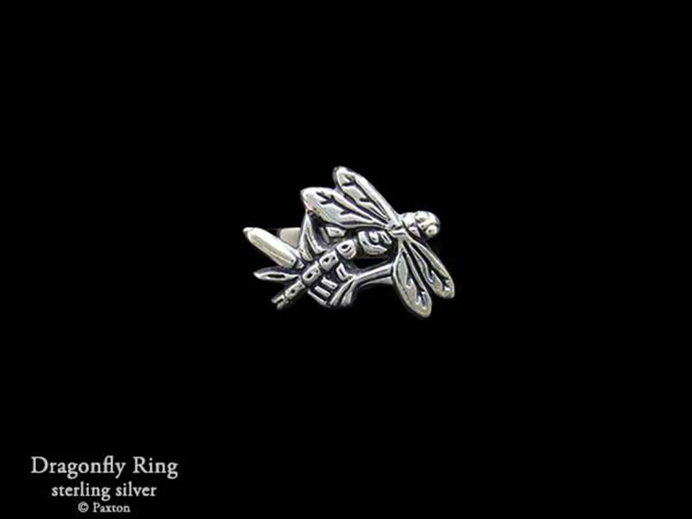 Dragonfly Ring Sterling Silver