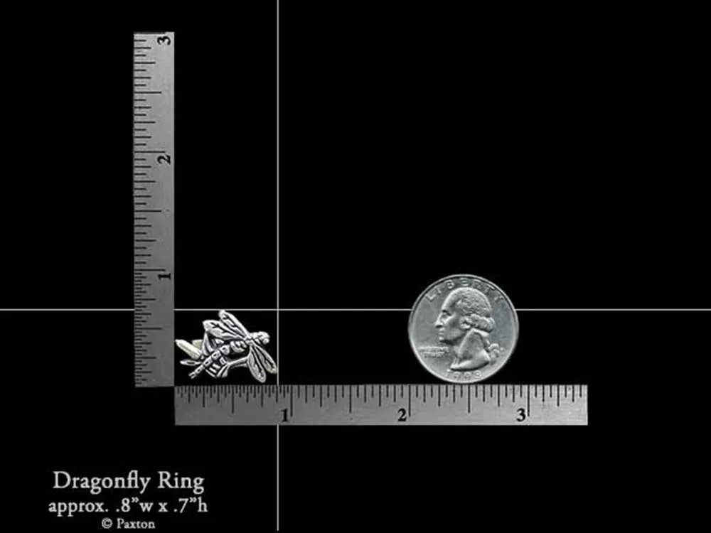 Dragonfly Ring Sterling Silver