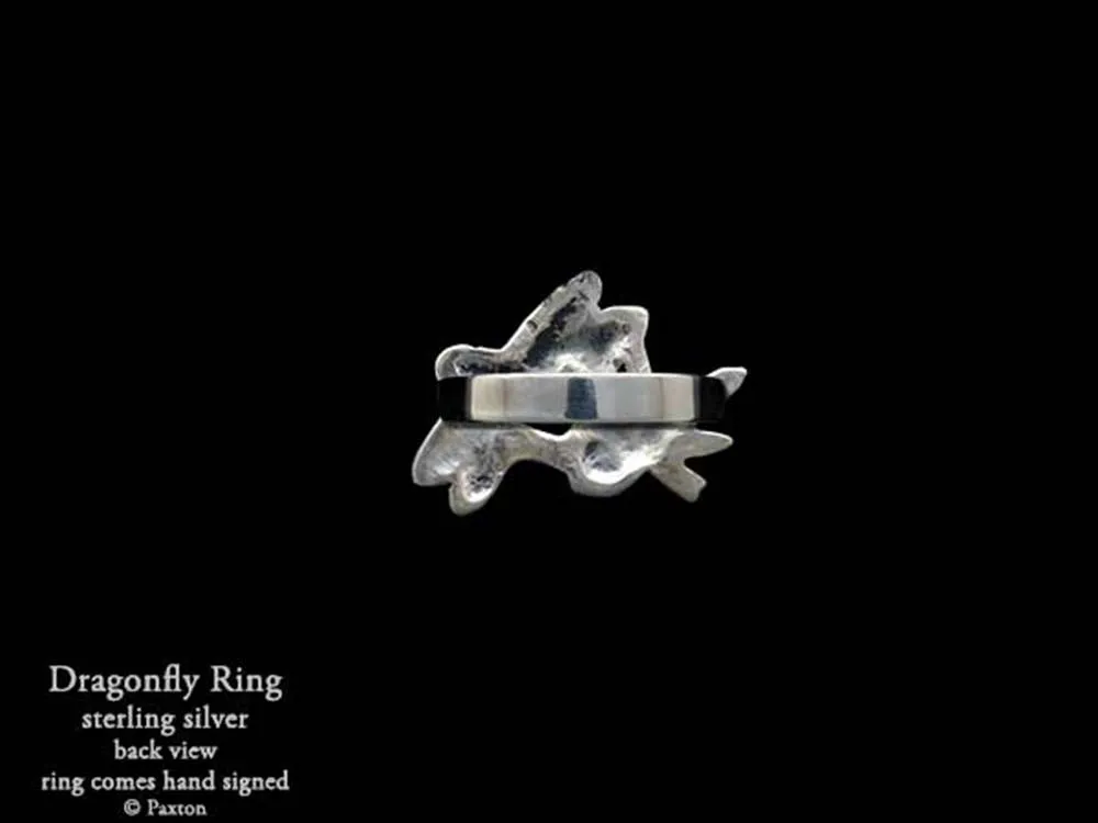 Dragonfly Ring Sterling Silver