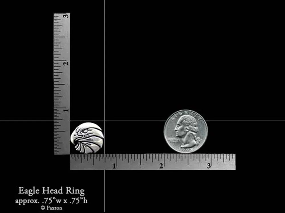 Eagle Head Ring Sterling Silver