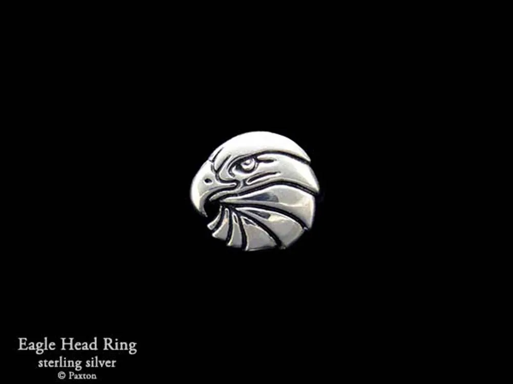 Eagle Head Ring Sterling Silver