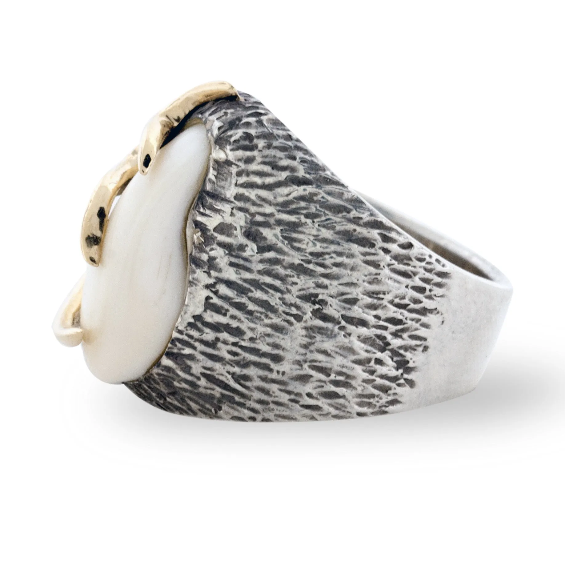 Elk Ivory Trophy Antler Ring