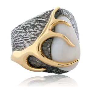 Elk Ivory Trophy Antler Ring