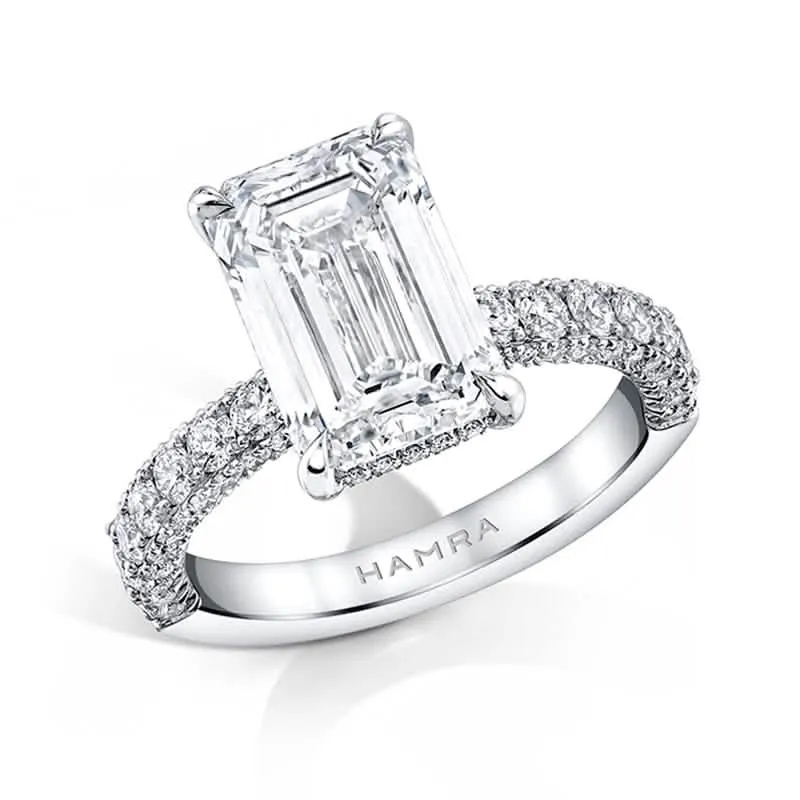 Emerald Cut Diamond Ring