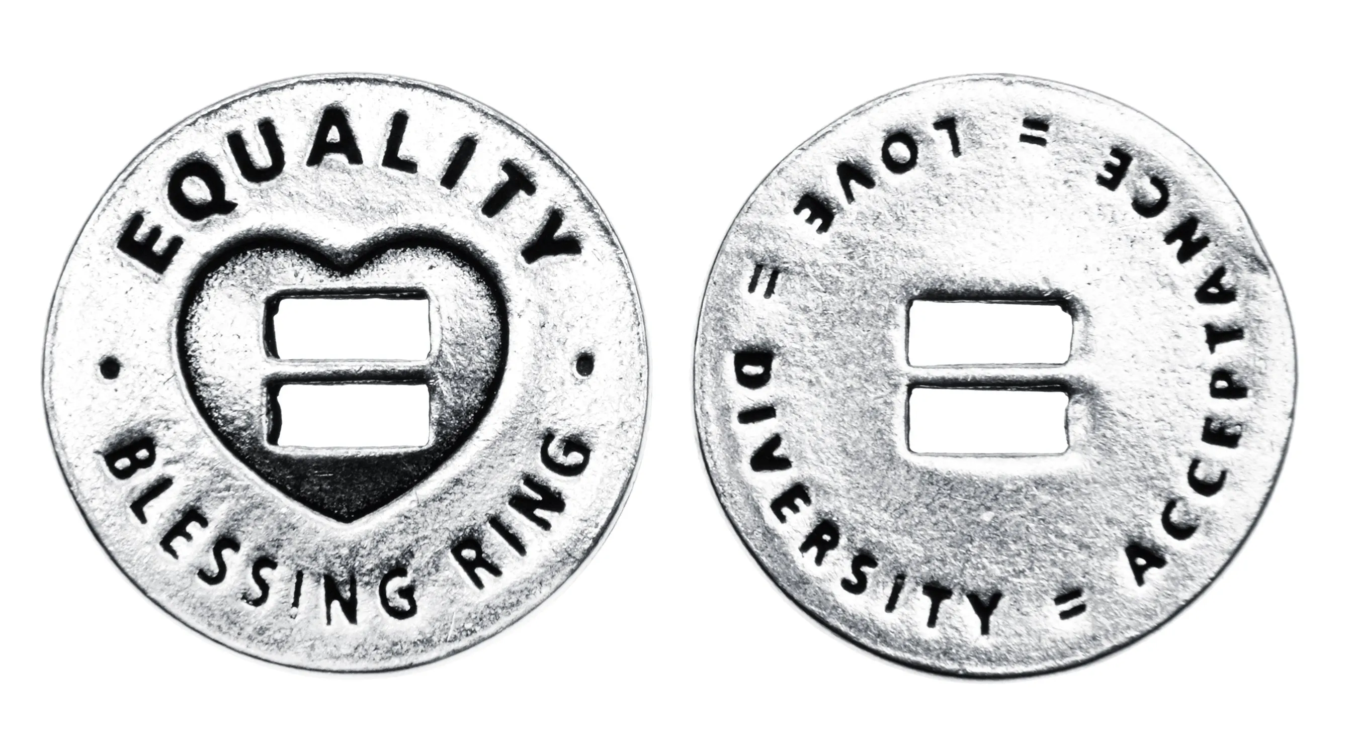 Equality Blessing Ring Charm