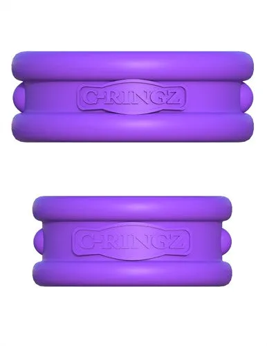 Fantasy C-Ringz Max Width Silicone Rings - Purple