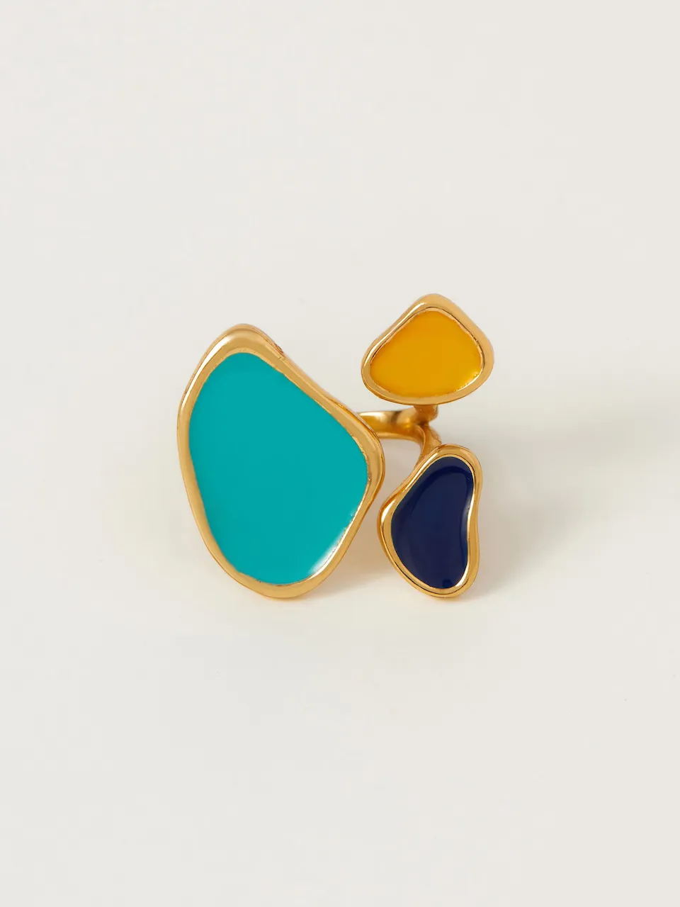 Fashion Jewelry-18k Gold Plated-Rings-Noosa-Midnight Blue-RIVA1003_MB-Fashion Edit Voyce