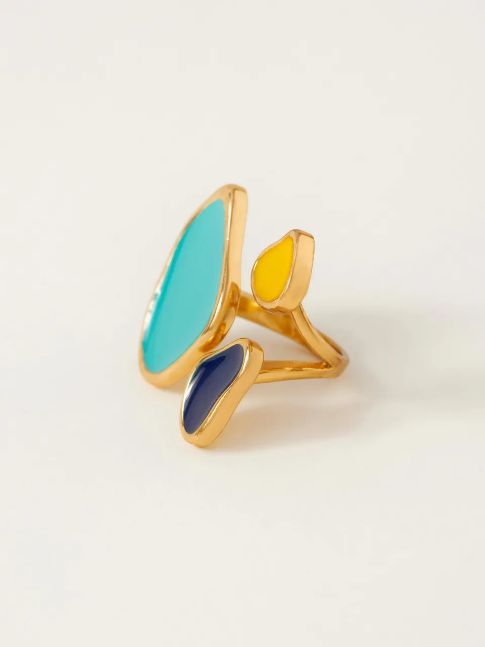 Fashion Jewelry-18k Gold Plated-Rings-Noosa-Midnight Blue-RIVA1003_MB-Fashion Edit Voyce