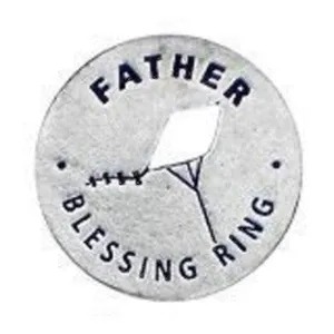 Father Blessing Ring Charm