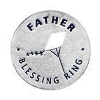 Father Blessing Ring Charm