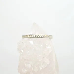 Feather Engraving Ring