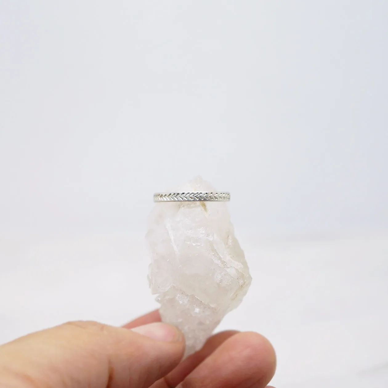 Feather Engraving Ring
