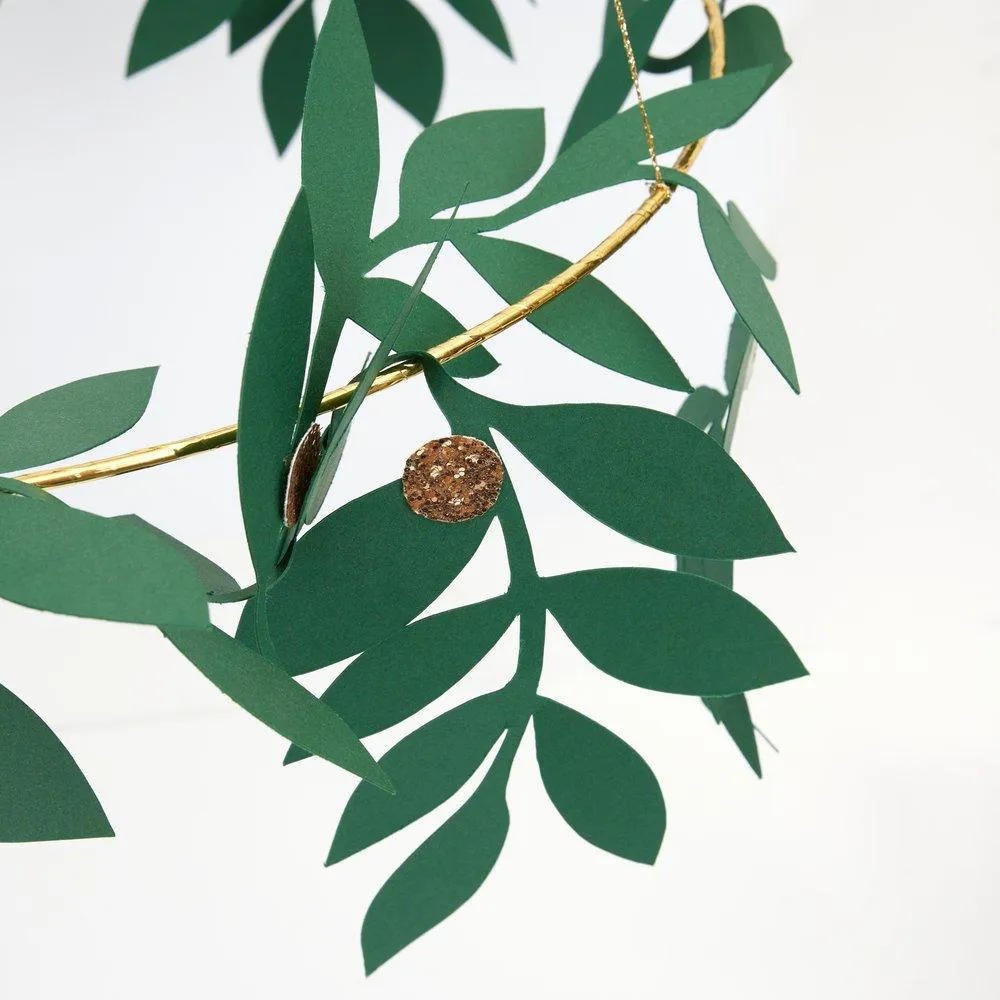 Festive Foliage Chandelier