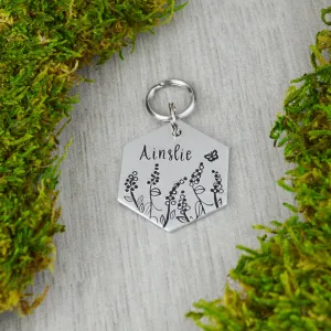 Fields of Heather Pet ID Tag