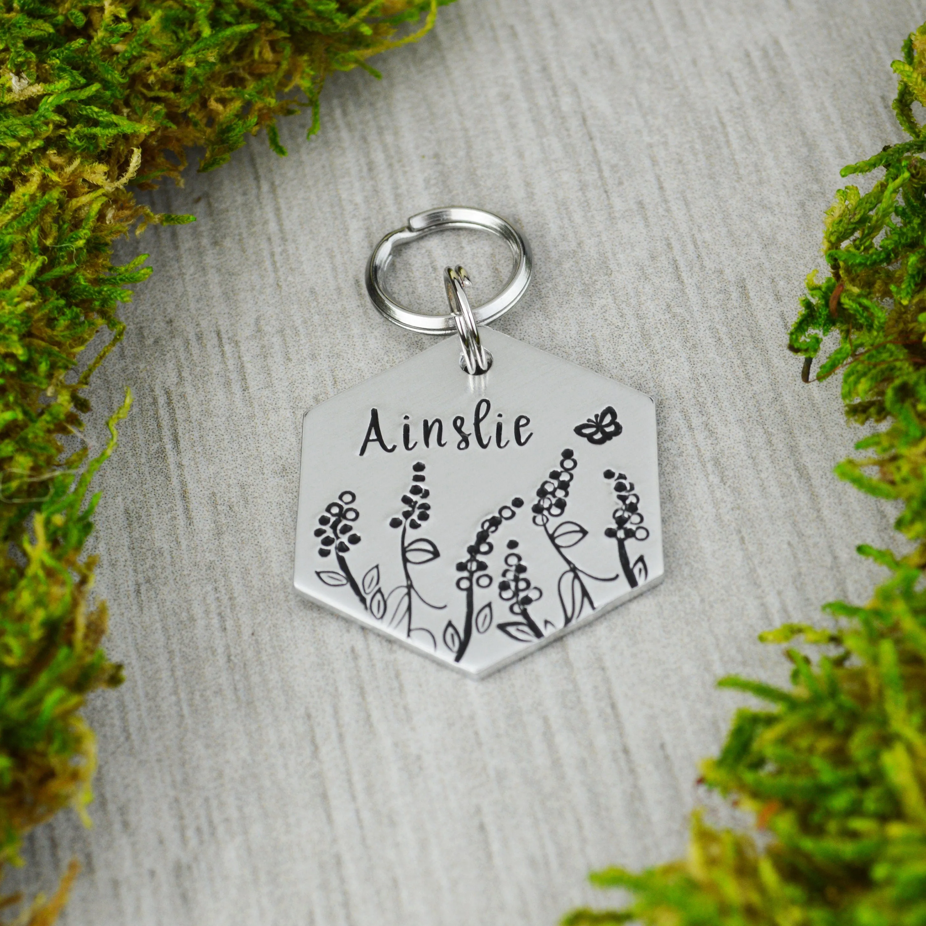 Fields of Heather Pet ID Tag