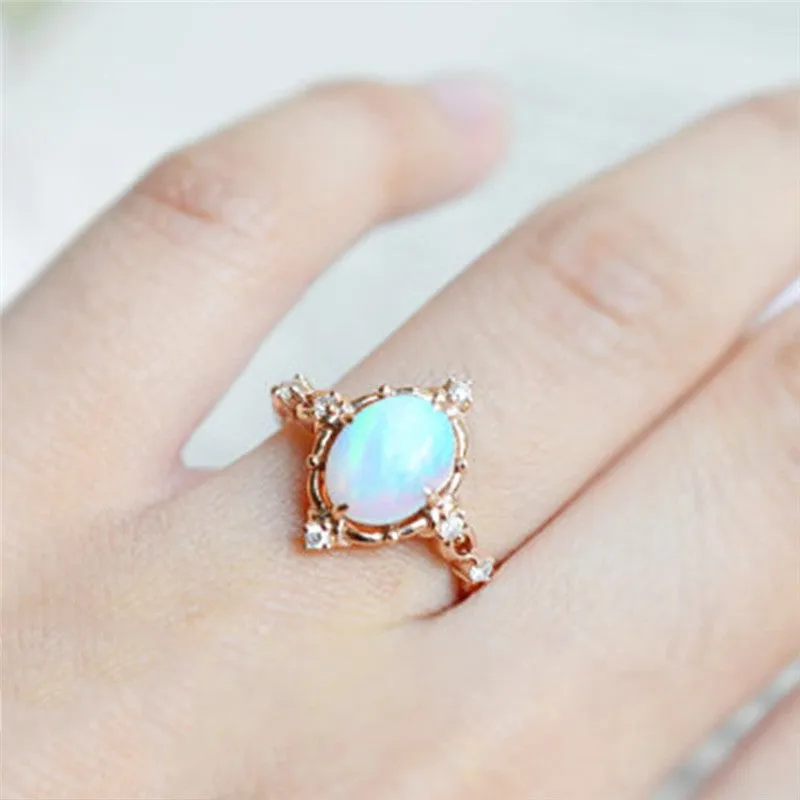 Fire Opal Ring