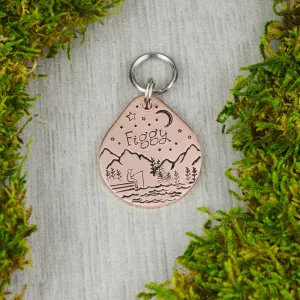 Fishing on the Dock Pet ID Tag