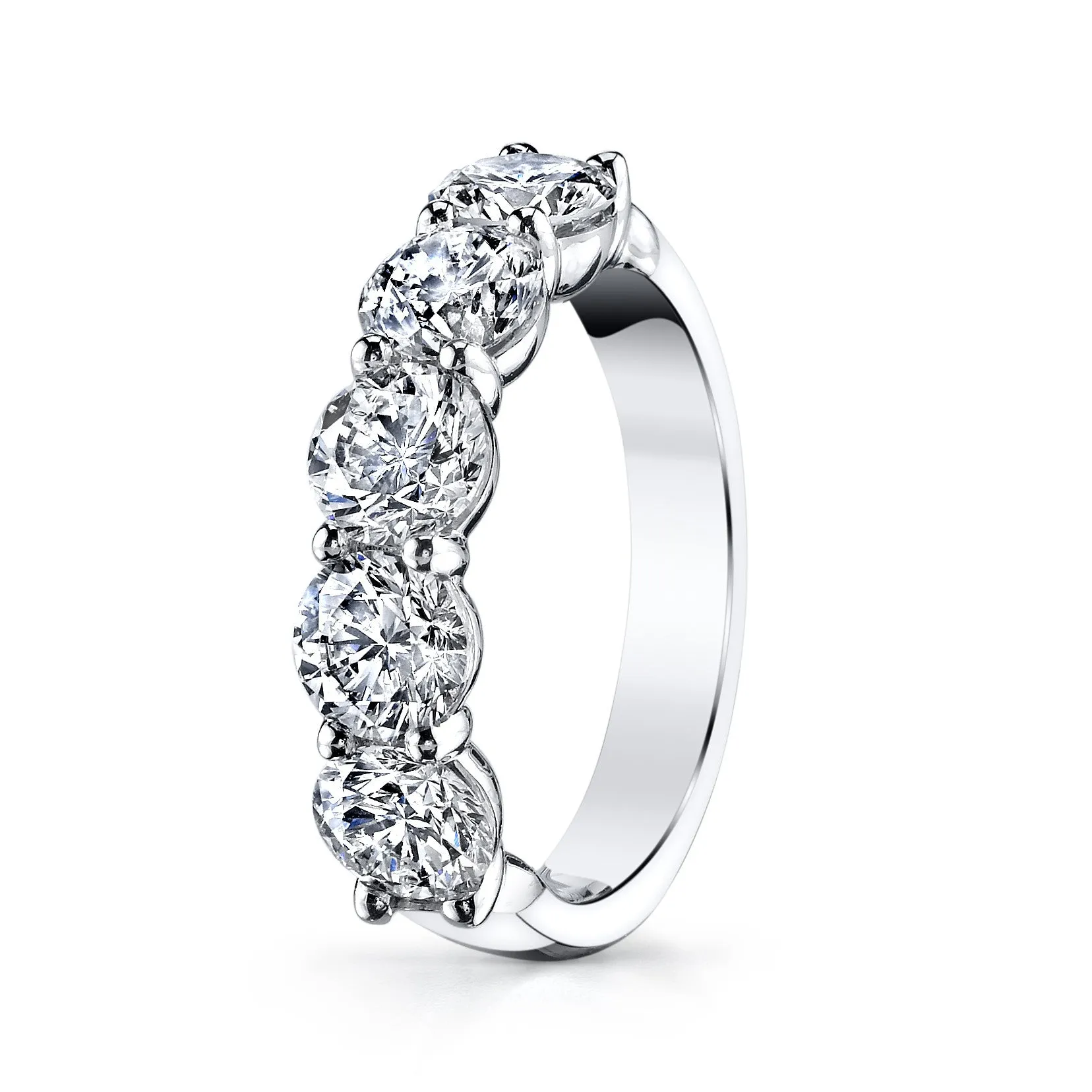 Five Stone Buttercup Setting Diamond Ring