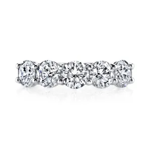 Five Stone Buttercup Setting Diamond Ring