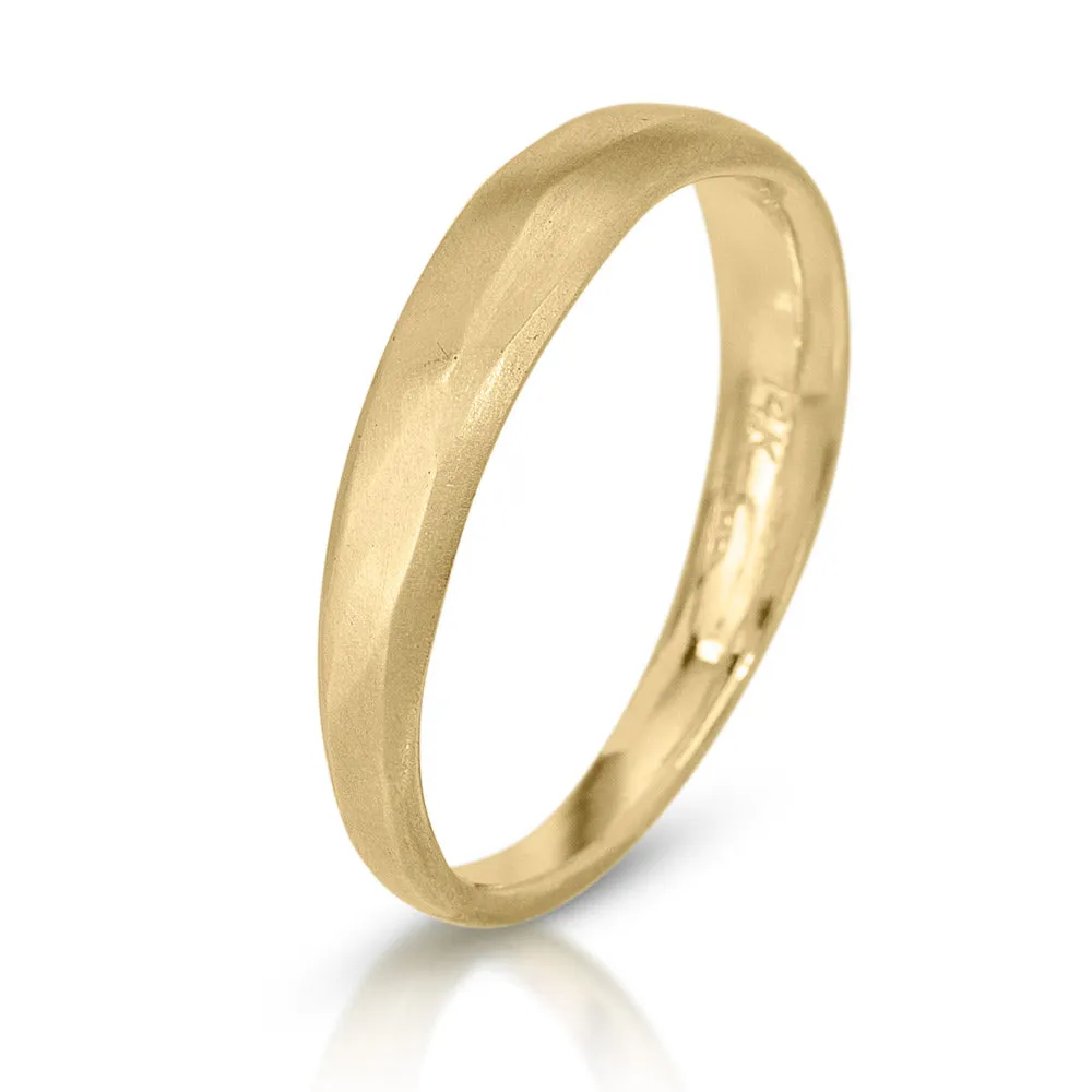 Flat Taper - hand carved band